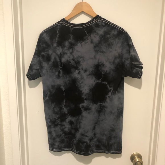 The Clash Black Tie Dye Band Shirt - Picture 3 of 4